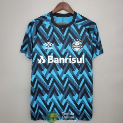 Camiseta Gremio Training Azul Negro 2021/2022