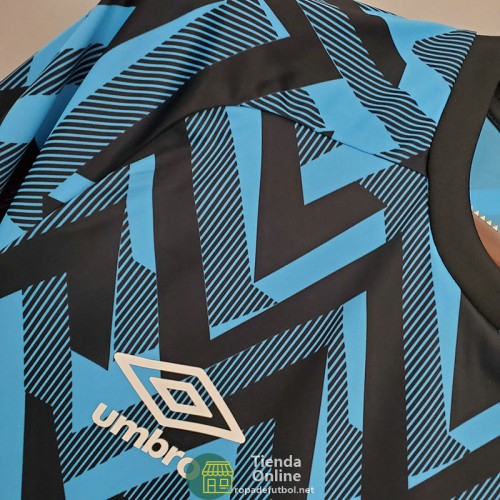 Camiseta Gremio Training Azul Negro 2021/2022