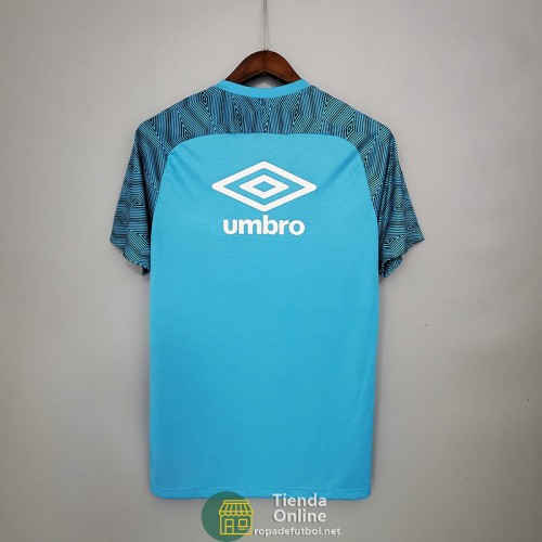 Camiseta Gremio Training Azul Blanco 2021/2022