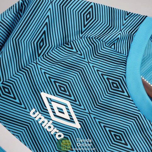 Camiseta Gremio Training Azul Blanco 2021/2022