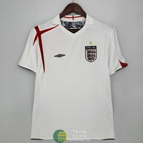 Camiseta Inglaterra Retro Primera Equipación 2006/2007