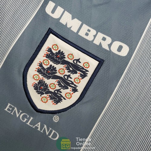 Camiseta Inglaterra Retro Segunda Equipación 1996