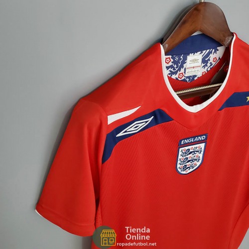 Camiseta Inglaterra Retro Segunda Equipación 2008/2010