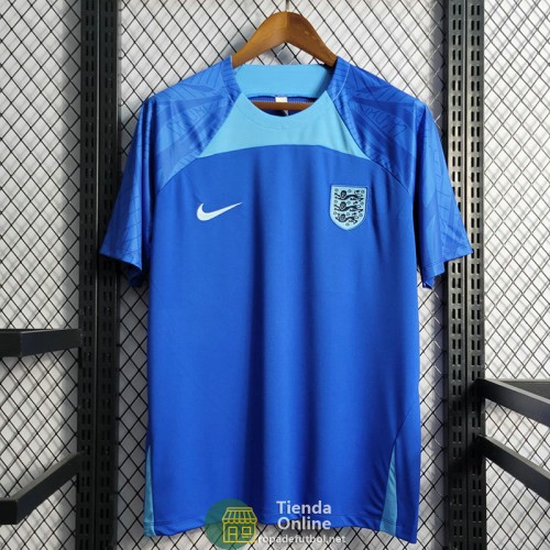 Camiseta Inglaterra Training Suit Azul I 2022/2023