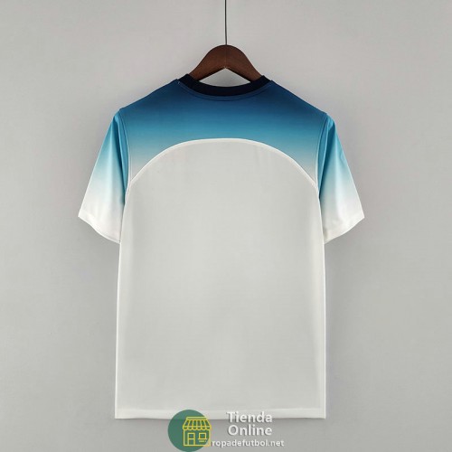 Camiseta Inglaterra Blanco Azul 2022/2023