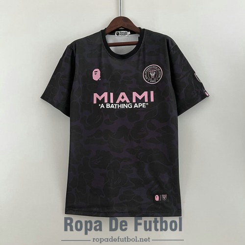 Camiseta Inter Miami CF x Bape Black 2023/2024