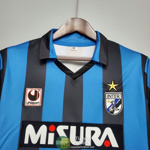 Camiseta Inter Milan Retro Primera Equipación 1988/1990