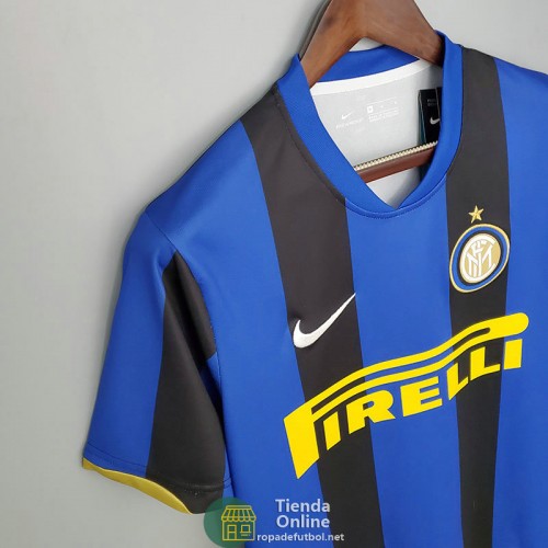 Camiseta Inter Milan Retro Primera Equipación 2008/2009