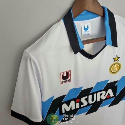 Camiseta Inter Milan Retro Segunda Equipación 1990/1991