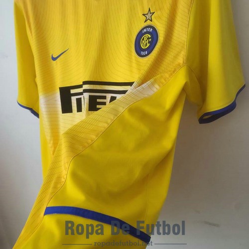 Camiseta Inter Milan Retro Tercera Equipacion 2002/2003