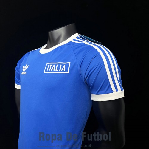 Camiseta Italia Adicolor Classics 3S Blue 2023/2024