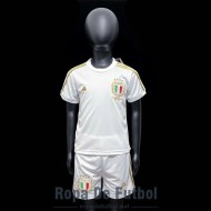 Camiseta Italia Ninos 125th Anniversary White 2023/2024