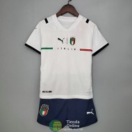 Camiseta Italia Niños Segunda Equipación 2021/2022