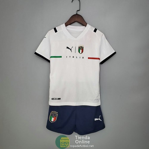 Camiseta Italia Niños Segunda Equipación 2021/2022