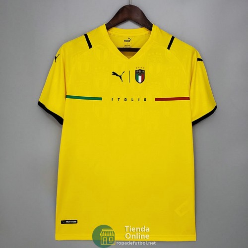 Camiseta Italia Portero Amarillo 2021/2022