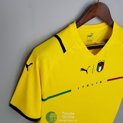 Camiseta Italia Portero Amarillo 2021/2022