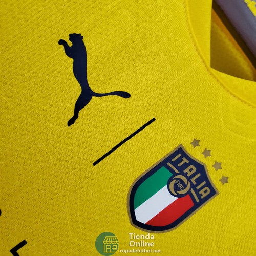 Camiseta Italia Portero Amarillo 2021/2022