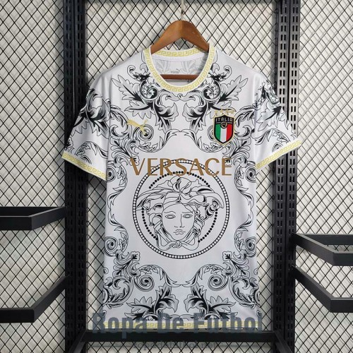 Camiseta Italia x Versace White 2023/2024