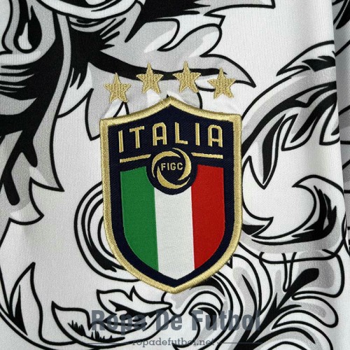 Camiseta Italia x Versace White 2023/2024