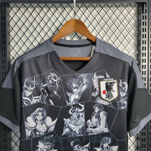 Camiseta Japon Anime Saints Negro 2023/2024