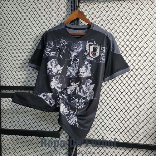 Camiseta Japon Anime Saints Negro 2023/2024