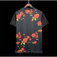 Camiseta Japon Rose Version Black 2023/2024