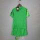 Camiseta Liverpool Niños Portero Verde 2021/2022