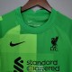 Camiseta Liverpool Niños Portero Verde 2021/2022