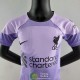 Camiseta Liverpool Ninos Portero Purple 2022/2023