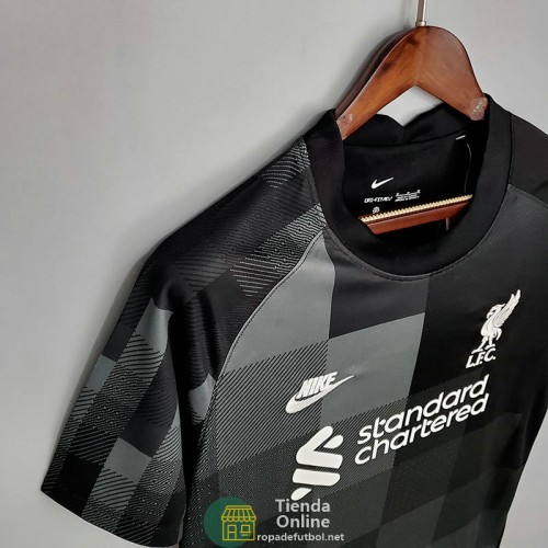 Camiseta Liverpool Portero Negro 2021/2022