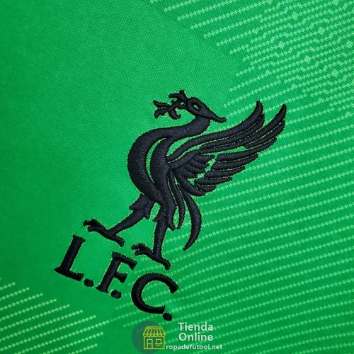 Camiseta Liverpool Portero Verde 2021/2022