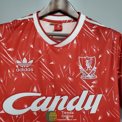 Camiseta Liverpool Retro Primera Equipación 1989/1991