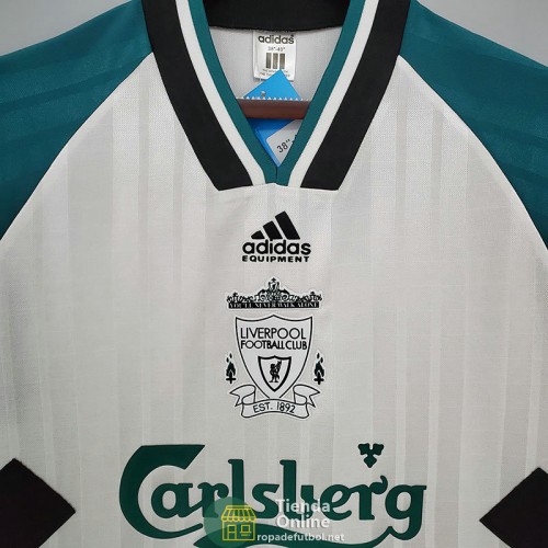 Camiseta Liverpool Retro Segunda Equipación 1993/1995