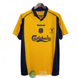 Camiseta Liverpool Retro Segunda Equipación 2000/2001