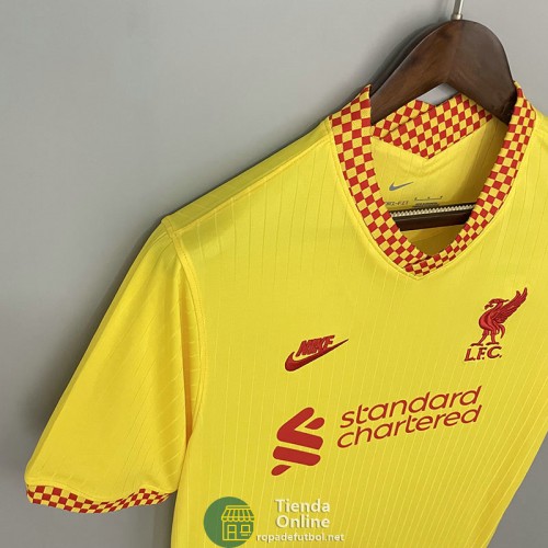 Camiseta Liverpool Tercera Equipación 2021/2022