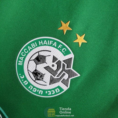 Camiseta Maccabi Haifa Football Club Champion Edition Verde 2022/2023