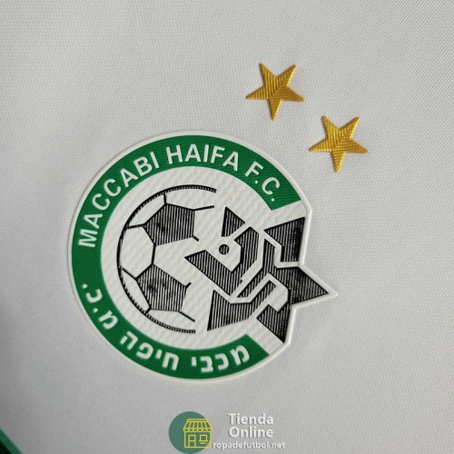 Camiseta Maccabi Haifa Football Club Champion Edition Blanco 2022/2023