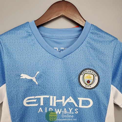 Camiseta Manchester City Niños Primera Equipación 2021/2022