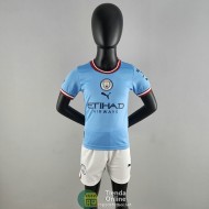 Camiseta Manchester City Niños Primera Equipación 2022/2023