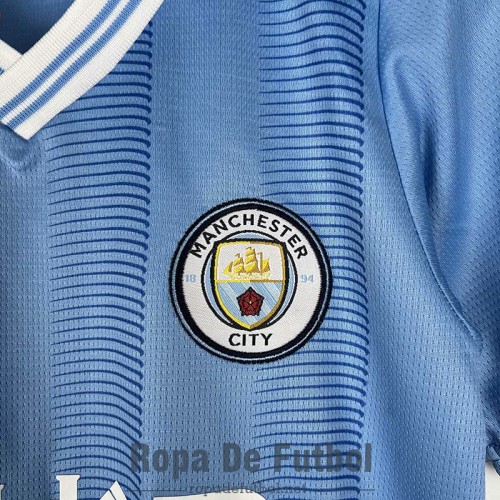 Camiseta Manchester City Ninos Primera Equipacion 2023/2024