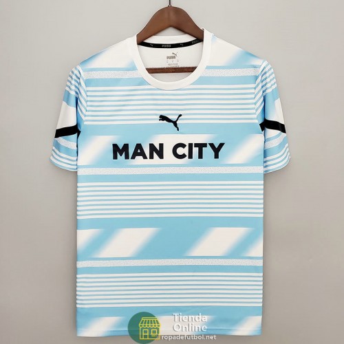 Camiseta Manchester City Pre Match Training Azul I 2022/2023