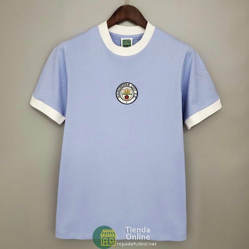 Camiseta Manchester City Retro Primera Equipación 1972/1973