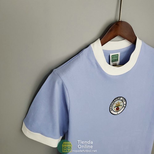 Camiseta Manchester City Retro Primera Equipación 1972/1973