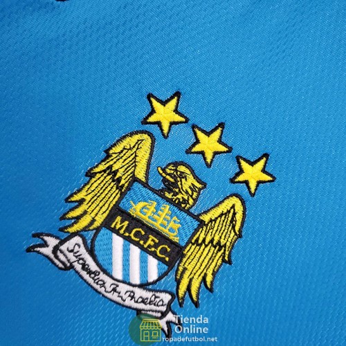 Camiseta Manchester City Retro Primera Equipación 1997/1999