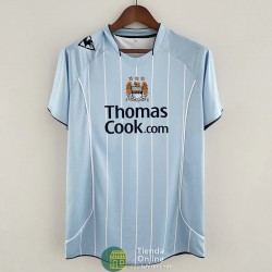 Camiseta Manchester City Retro Primera Equipación 2007/2008