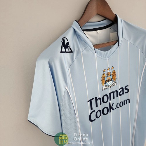 Camiseta Manchester City Retro Primera Equipación 2007/2008