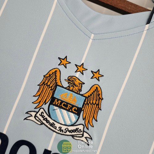 Camiseta Manchester City Retro Primera Equipación 2007/2008