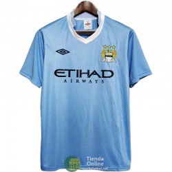 Camiseta Manchester City Retro Primera Equipación 2011/2012