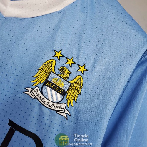 Camiseta Manchester City Retro Primera Equipación 2011/2012