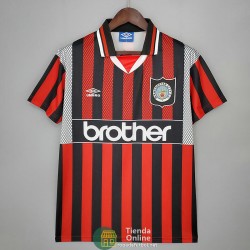 Camiseta Manchester City Retro Segunda Equipación 1994/1996